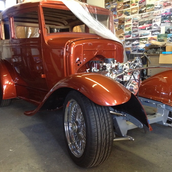 Classic Hot Rod Build with Chrome Wheels - Carlos from Salinas, CA