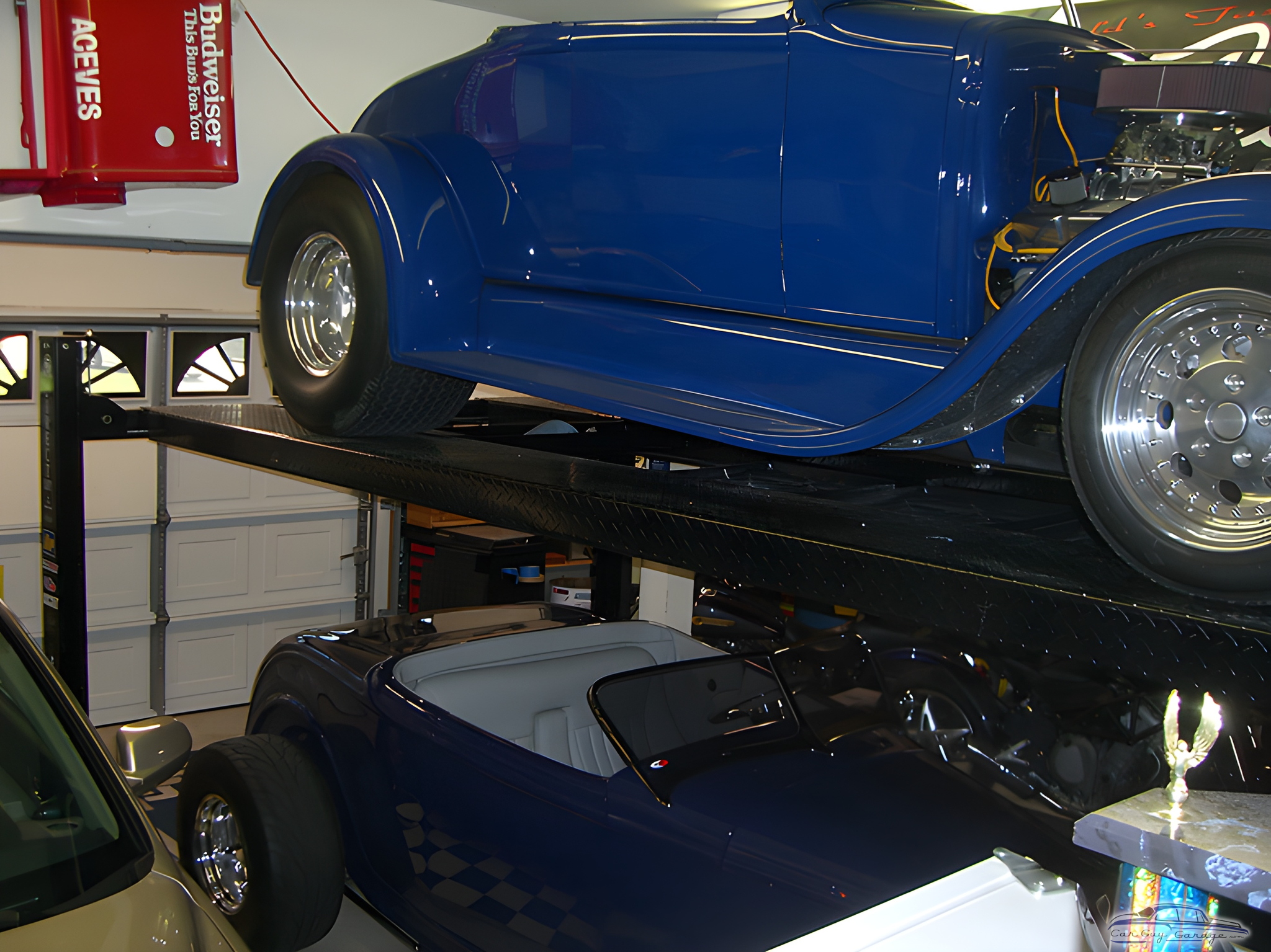 Classic Cars on Four Post Lift in Garage - Randy from Livermore, CA