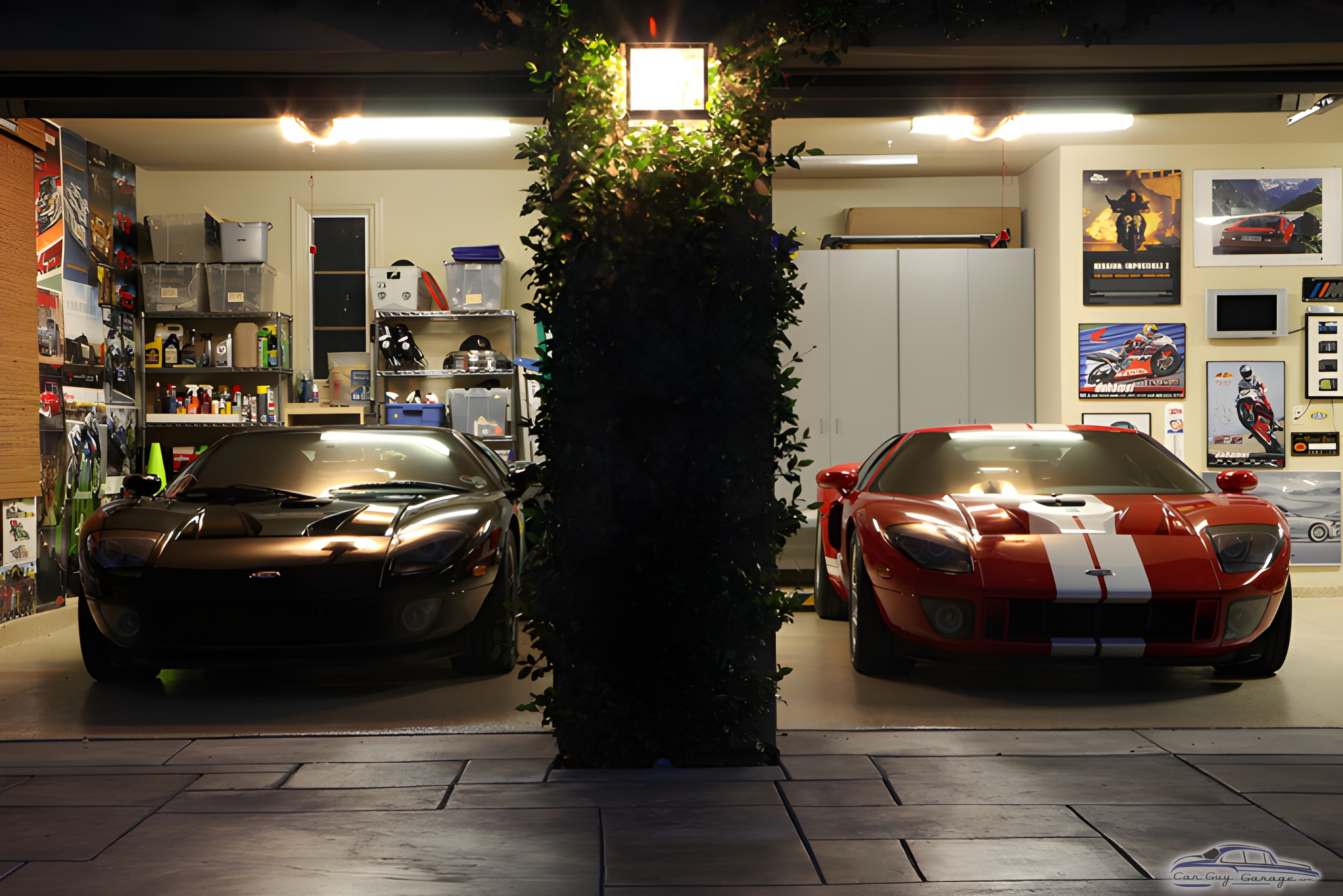Showcase Garage with Sports Cars and Wall Art - Randy from Newport Beach, CA