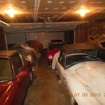 Classic Cars in Spacious Garage with Storage Shelves - John from Westminster, MD