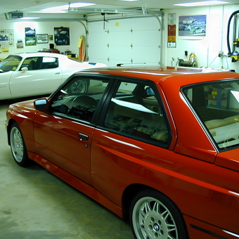 Organized Garage With Classic Cars and Pegboard Tools - Phil's from High Point, NC