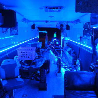 LED Lit Garage with ATV, Dragster, and Storage - Tigger from Elizabeth City, NC