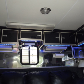 Garage with Black Cabinets, LED Lighting, and Microwave - Tigger from Elizabeth City, NC