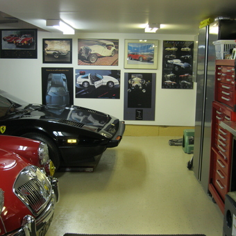 Classic Car Garage with Tool Storage and Wall Art - rufrydermg from Yucaipa, CA