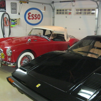 Classic Car Garage with Vintage Signs and Wall Storage - rufrydermg from Yucaipa, CA