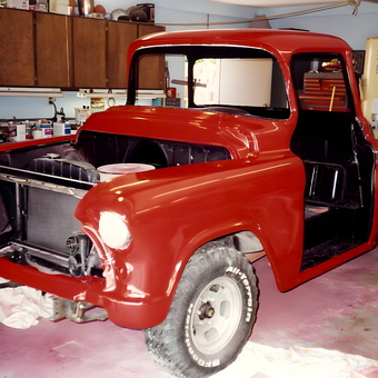 Classic Truck Restoration in Organized Garage - Luke