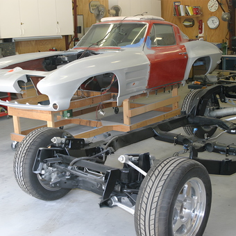 Classic Car Restoration with Frame and Tools - Luke