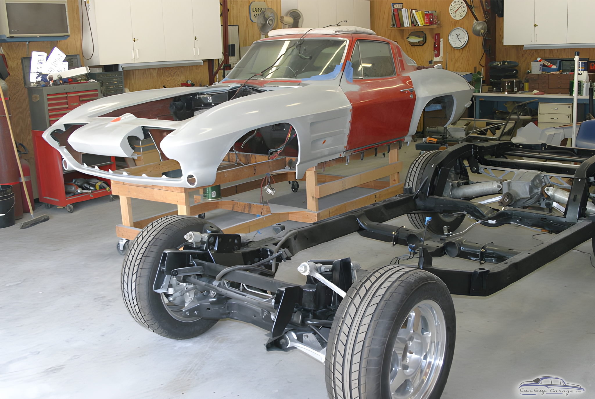 Classic Car Restoration with Frame and Tools - Luke