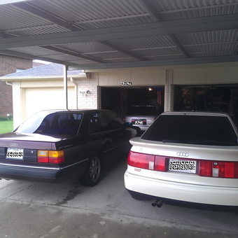 Classic Audi Sedans and Garage Storage - North Texas Audi's from Murphy, TX
