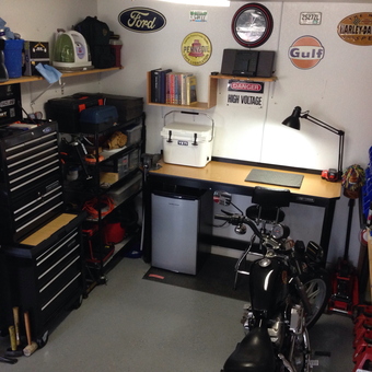 Organized Garage with Tool Chest and Workbench - Kool Garage from Pottsville, AR
