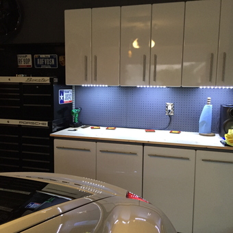 Modern Garage Cabinets and Tool Storage Setup - PG from Whitestown, IN
