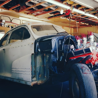 Classic Car Restoration Project with Exposed Engine - Michael from Lincoln, CA