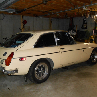 Classic MG Car in Well-Organized Garage - Jeff from Boscawen, NH