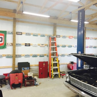 Classic Car Garage With BendPak Lift and Decor - Monte from Eugene, MO