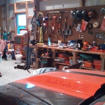 Organized Garage with Monte Carlo SS and Tools - Ryan Bartholomew from Keytesville, Missouri