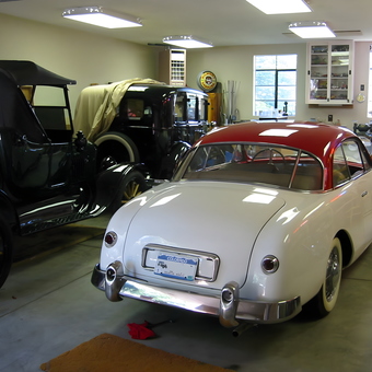 Classic Car Garage with Antique Vehicles and Workbench - Herb from Denver, Co