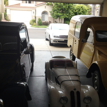 Classic Cars and Miniature Roadster in Spacious Garage - Carl from Carlsbad, CA