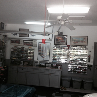 Classic Car Model Display Cases and Ford Decor - Bob from Port St Lucie, FL