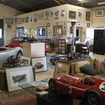 Classic Cars, Racing Memorabilia, and Wall Art Display - Jacques from Harper, Texas