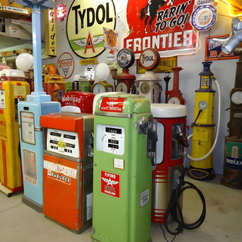 Vintage Gas Pumps and Retro Signs Collection - Don from Shady Cove, OR