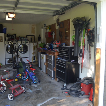 Organized Garage with Tool Chests and Pegboard - cav2402 from Beaufort, Sc
