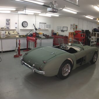 Classic Car Garage With Tools and Workbenches - Peterhouse from Jonesborough, TN