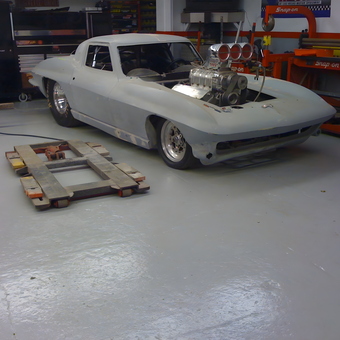 Classic car build in organized garage with Snap-on tools - Jeff from Boardman, Ohio