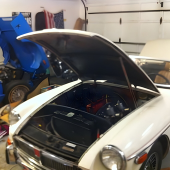 Classic Car Garage With Open Hoods and Tools - averymotorsports from Washington, DC