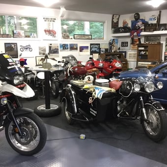 Classic Motorcycles and Memorabilia Filled Garage - Bob from Jessup, MD