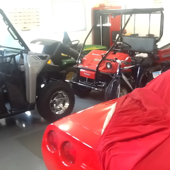 Garage with ATVs, Go-Kart, Covered Car - Kenny from Avon, Mn