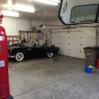 Classic Car Garage with Vintage Gas Pumps and Tools - Mark from Oshkosh, WI