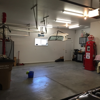 Classic Garage with Gas Pump and Storage Cabinets - Mark from Oshkosh, WI
