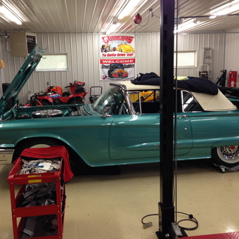 Classic Car Garage with Tool Carts and Storage - DP from Clarkston, MI