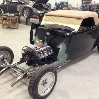 Classic Hot Rod Build with Exposed Engine and Tools - DP from Clarkston, MI
