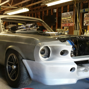Classic Mustang Restoration with Garage Signs - hogduner from Riverside, CALIFORNIA