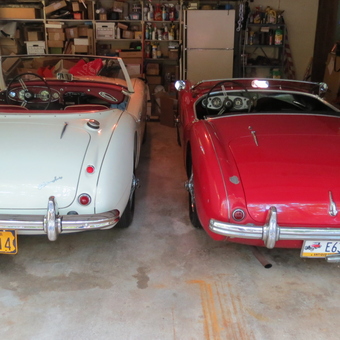 Classic Convertibles and Organized Garage Storage - Longbridge Larry from Doylestown, Pennsylvania