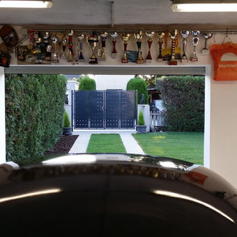 Trophy Display and Organized Garage Entry - Gerhard Artinger from Eggendorf, Osterreich
