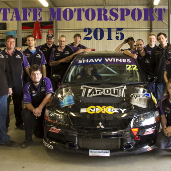 Motorsport Team With Race Car and Garage Tools - Neale Bayliss from Nashdale, NSW
