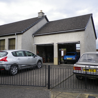 Residential garage with classic and modern cars - Robin from Edinburgh, Midlothian