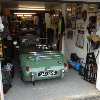 Classic Cars, Air Compressor, and Tools in Garage - Alan from Greenhithe, Kent