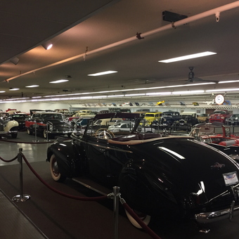 Classic Car Collection with Roped Barriers - Daily Garage from Ballwin, MO