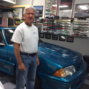 Garage with Classic Car, Diecast Display, and Posters - Bob Faber from PORT ST LUCIE, FL