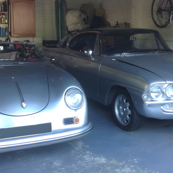 Classic Silver Cars and Organized Garage Storage - John from Maidstone, Kent