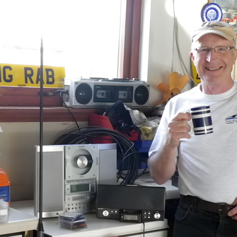 Organized Garage with Audio Equipment and Decor - Robin from Scotland