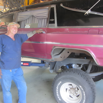 Classic SUV on Lift with Off-Road Tires - LAR from ARVADA, Colorado