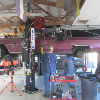 Classic Car on Auto Lift in Spacious Garage - LAR from ARVADA, Colorado
