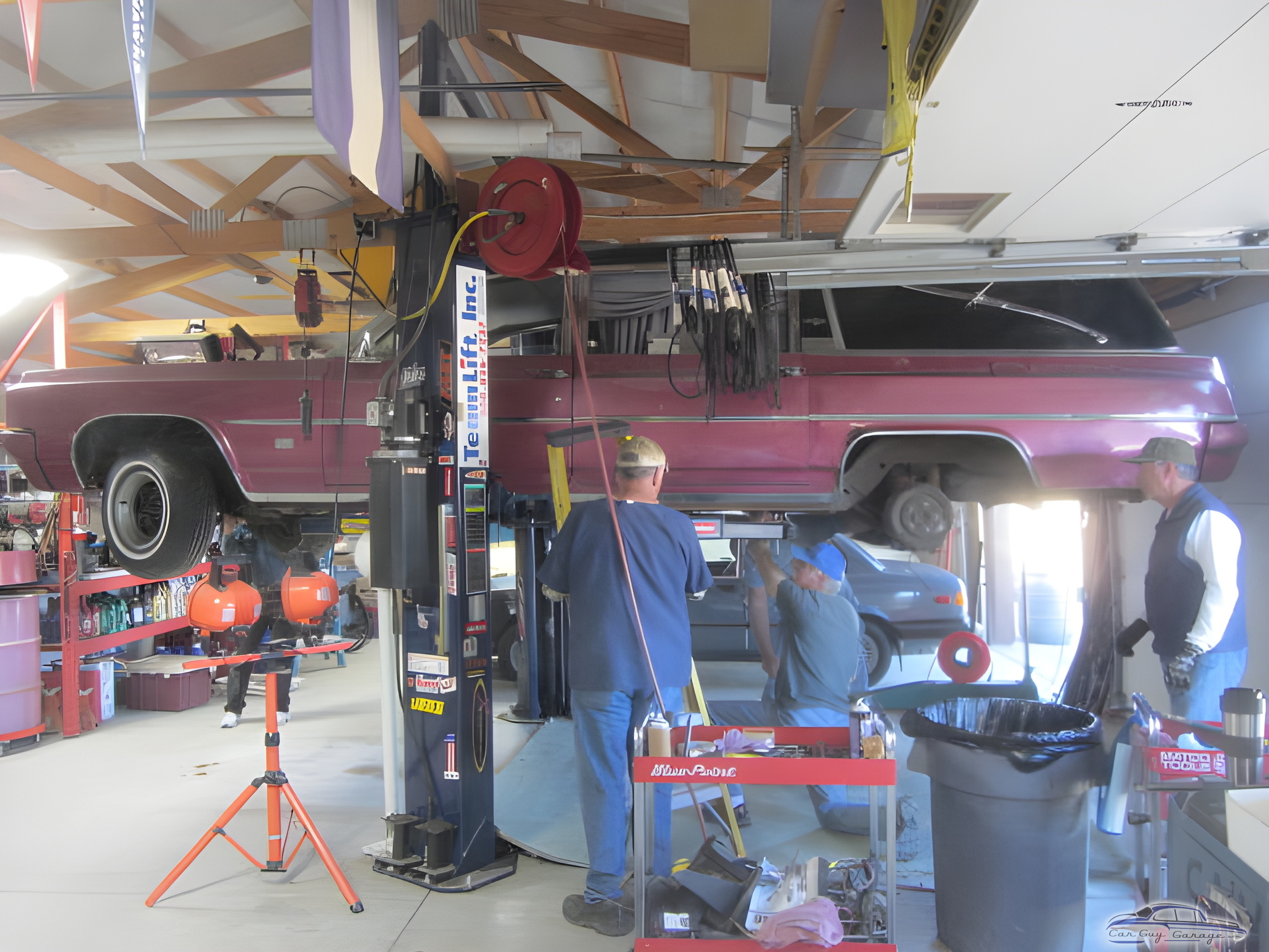 Classic Car on Auto Lift in Spacious Garage - LAR from ARVADA, Colorado