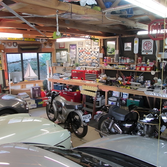 Classic Cars, Motorcycles, and Tool Storage in Garage - Peter from Beachlands, Manukau