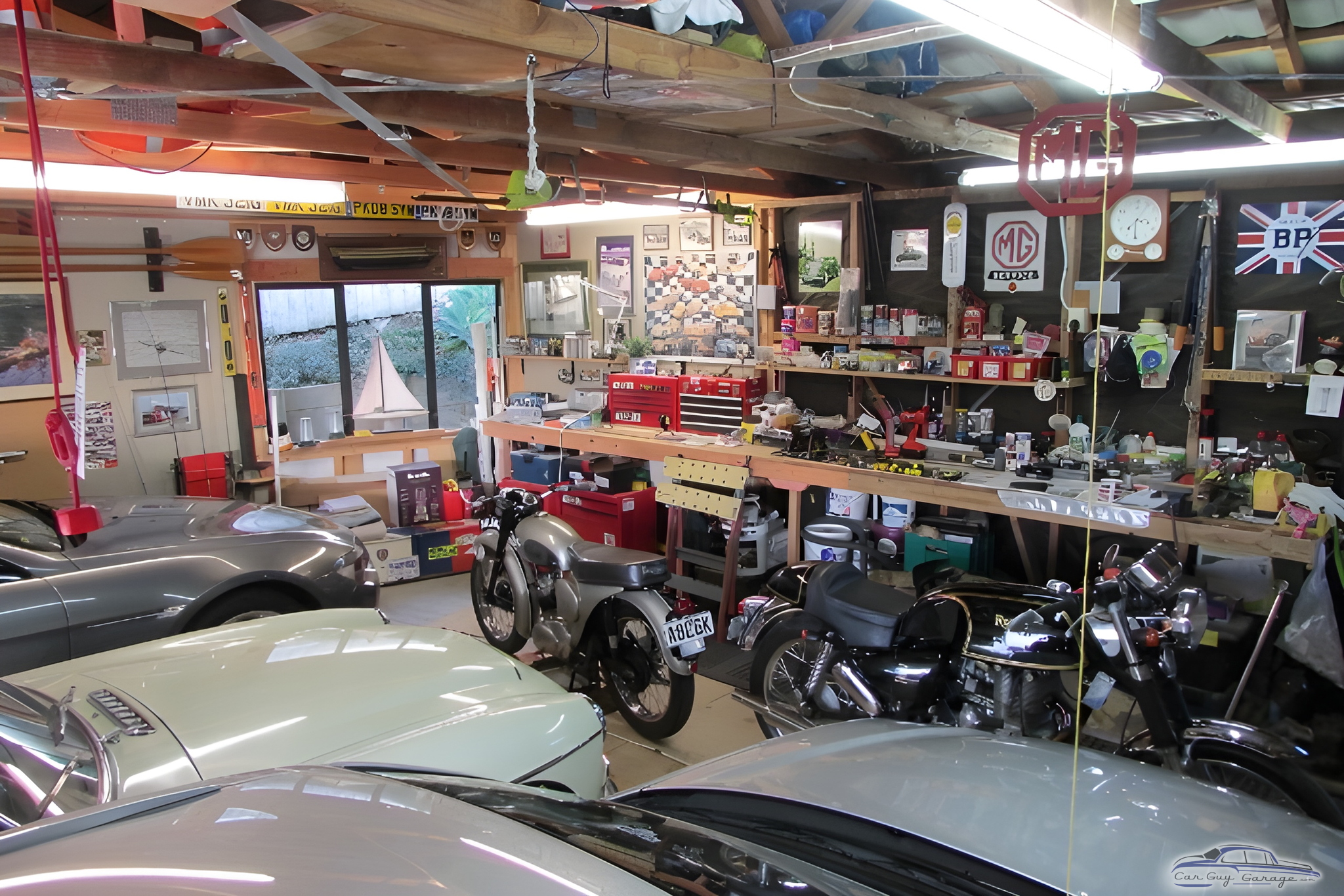 Classic Cars, Motorcycles, and Tool Storage in Garage - Peter from Beachlands, Manukau