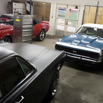 Classic Muscle Cars and Tool Chest in Spacious Garage - Mike from Cornelius, NC